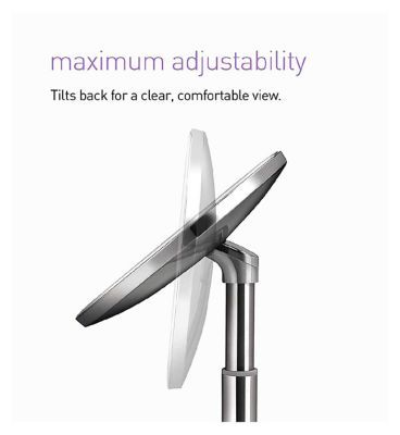 simplehuman Dual Light Sensor Mirror - Stainless Steel