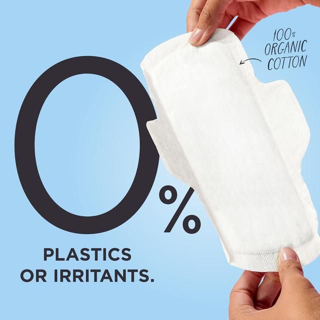 &SISTERS by Mooncup Organic Cotton Pads Heavy/Night 10 per pack - McGrocer