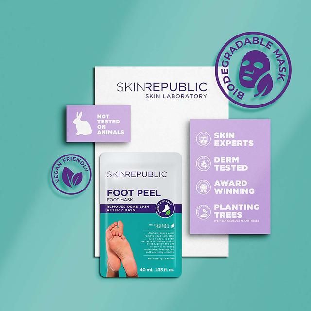 Skin Republic Biodegradable Foot Peel 1pair