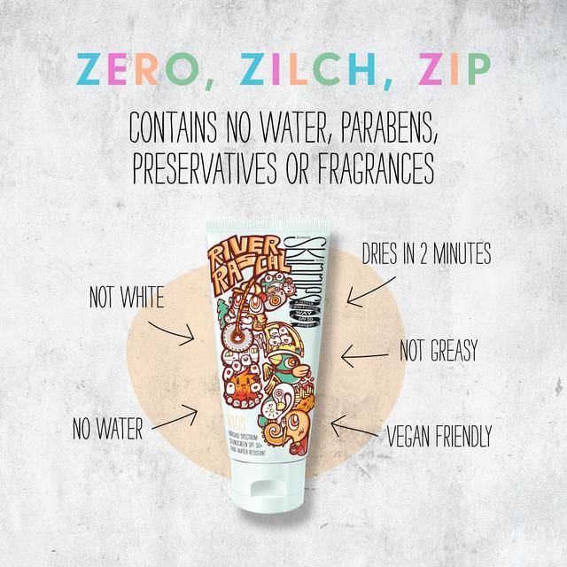 Skinnies Kids Vegan SPF 50 Sunscreen 100ml