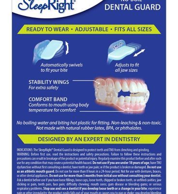 SleepRight Dura Comfort Ready to Wear Teeth Grinding and Clenching Bruxism Dental Guard