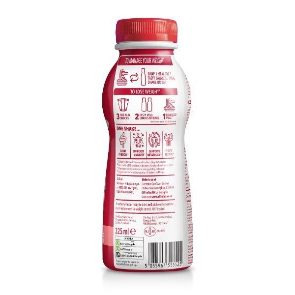 SlimFast Protein Summer Strawberry Flavour Shake 325ml