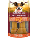 SmartBones 2 Medium Sweet Potato Rawhide Free Bone Dog Treats   158g