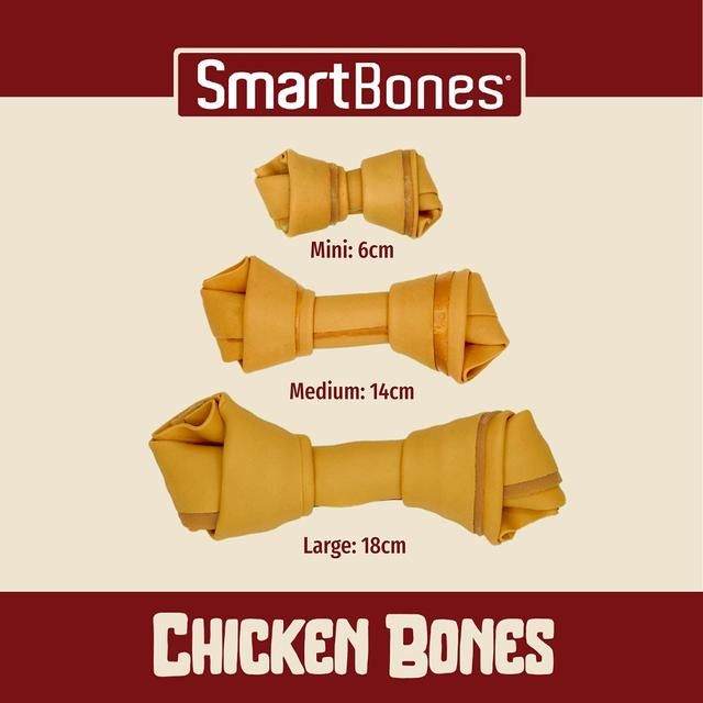 SmartBones Mini Chicken Rawhide Free Bones Dog Treats 128g