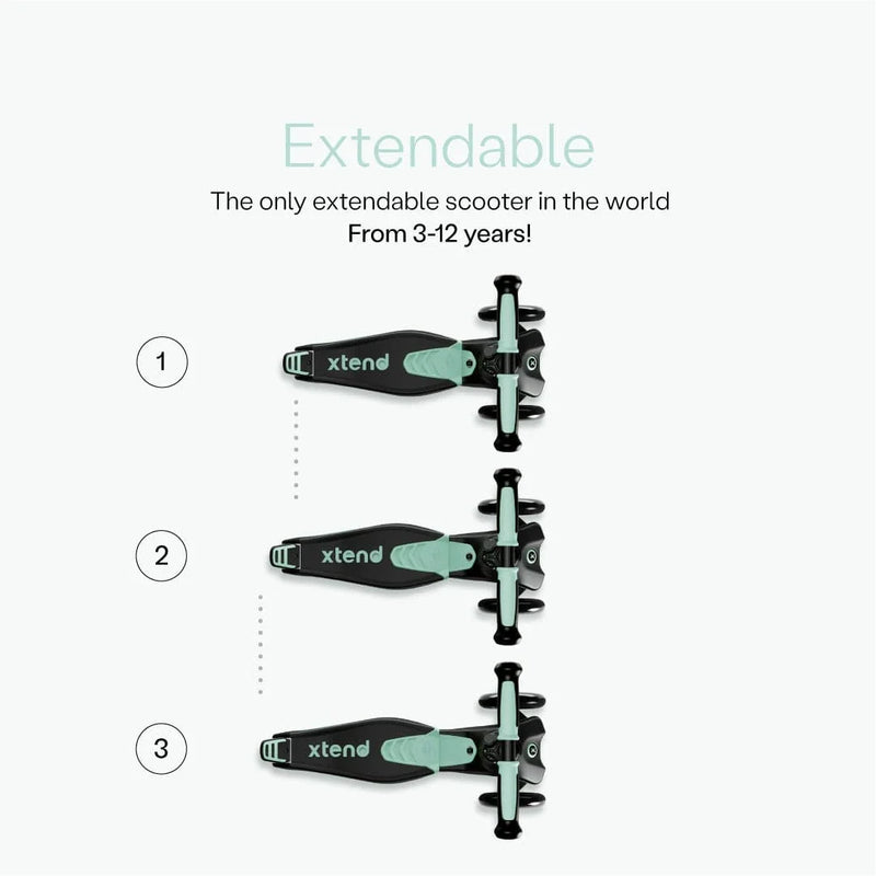 smarTrike Xtend Plus ride-on scooter green - British product