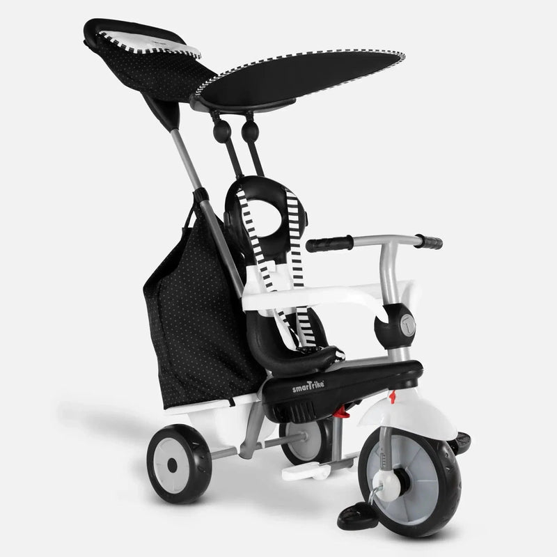 smarTrike Vanilla+ toddler trike black white, imported from the UK
