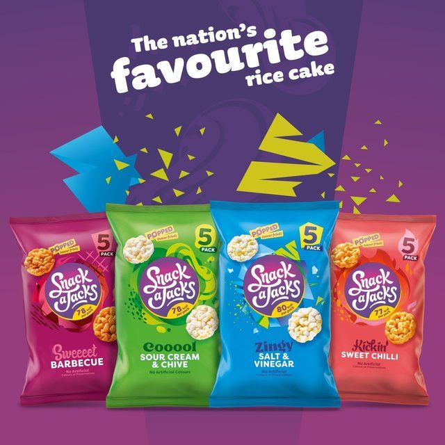 Snack a Jacks Salt & Vinegar Rice Cakes 23g