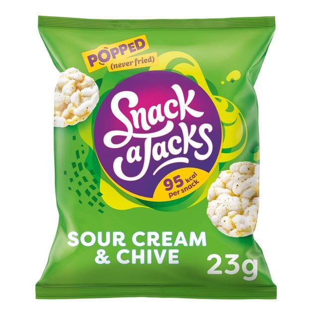 Snack a Jacks Sour Cream & Chive Rice Cakes 24g