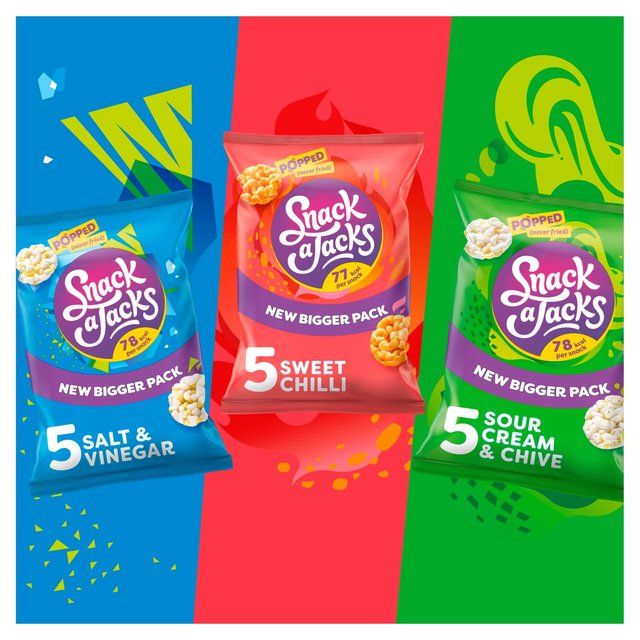 Snack a Jacks Sweet Chilli Multipack Rice Cakes 5 per pack