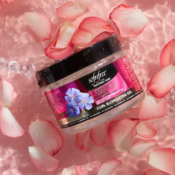 SNF Naturals Flaxseed Oil & Rosewater Curl Elongating Gel