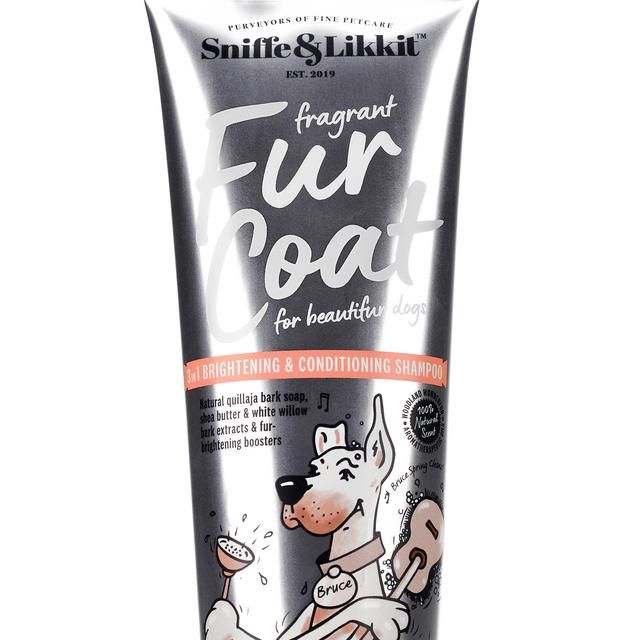 Sniffe & Likkit Fur Coat 3-in-1 Brightening & Conditioning Dog Shampoo 250ml
