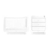 SnuzKot Skandi 2 Piece Nursery Furniture Set  - White