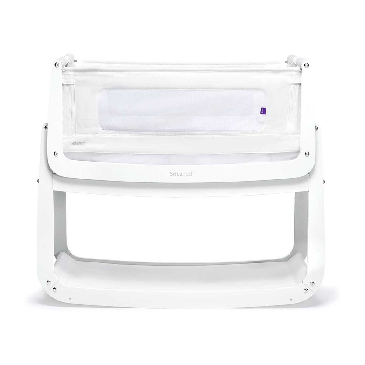 SnuzPod 4 Bedside Crib - White