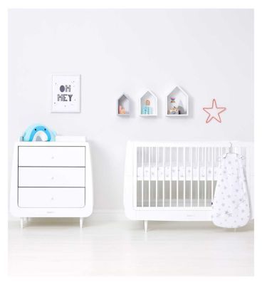 SnuzPouch 1.0 Tog Baby Sleeping Bag - Grey Star, 6-18 Months