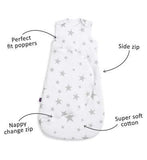 SnuzPouch 2.5 Tog Baby Sleeping Bag - Grey Star, 6-18 Months