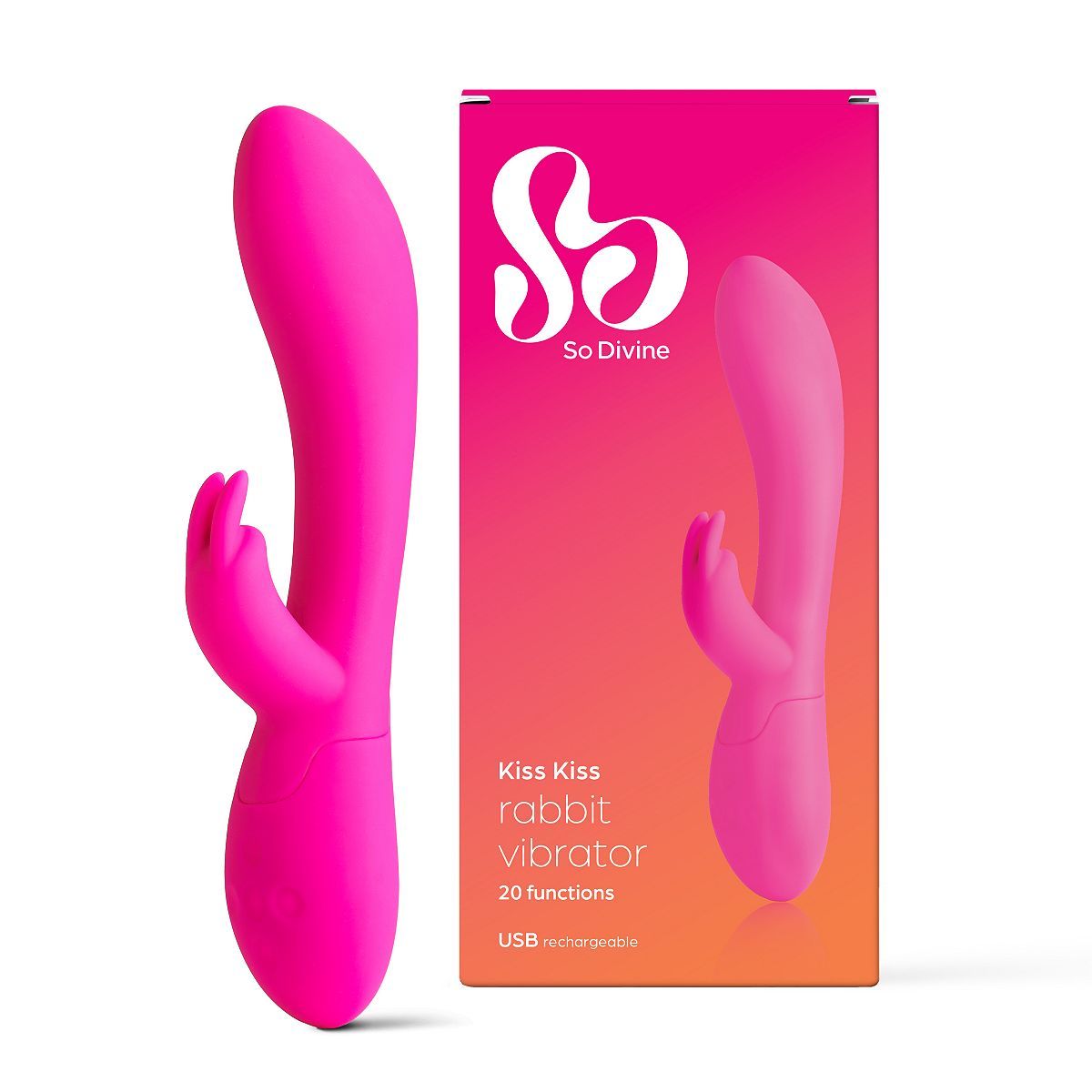 So Divine Kiss Kiss Rabbit Vibrator