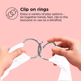 So Divine Luxury White Silk Restraints