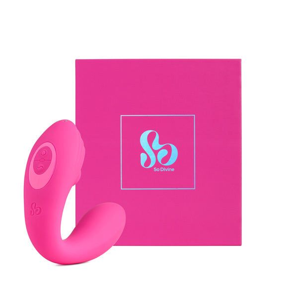 So Divine Pearl Vibe G-spot Suction Stimulator Pink