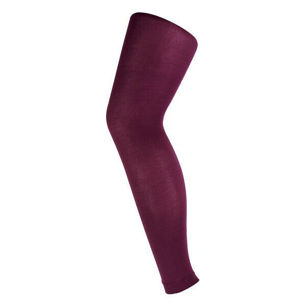 Sock Snob Ladies 40 Denier Opaque Footless Tights 8-14 UK Deep Claret