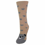 Sock Snob Ladies Slipper Socks with Animal Designs 4-8 UK Koala
