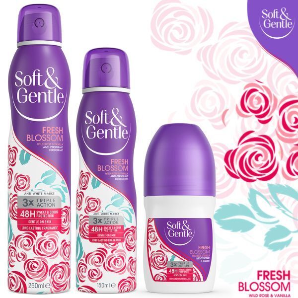 Soft & Gentle Aerosol Fresh Blossom 250Ml