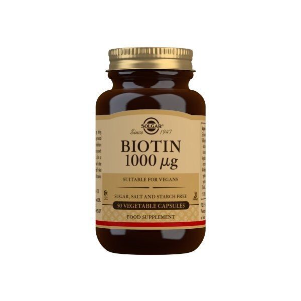 Solgar - Biotin 1000 g - 50 Capsules