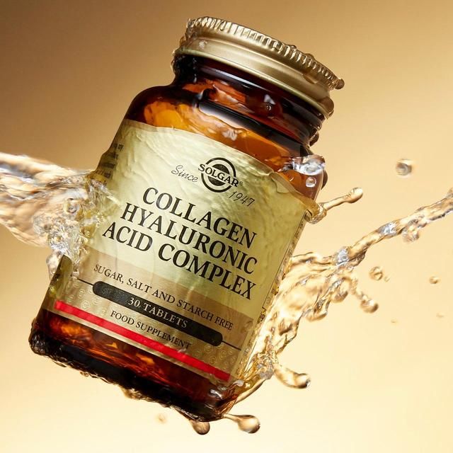 Solgar Collagen Hyaluronic Acid Complex Supplement Tablets 30 per pack