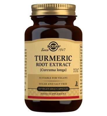 Solgar Turmeric Root Extract - 60 Capsules