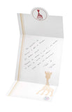 Sophie la Girafe teether gift set with giraffe and ring - British product