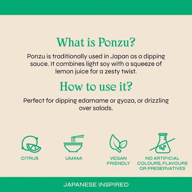 Sosu Japanese Ponzu Soy Sauce 135ml