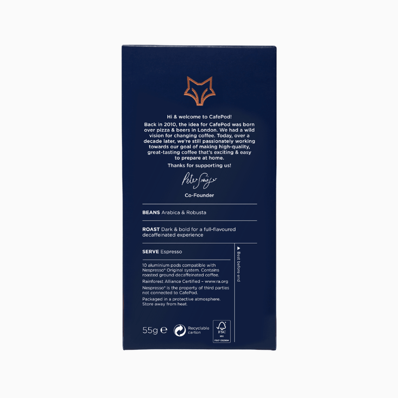 Decaf Supercharger Espresso coffee - British product