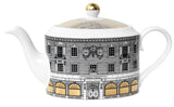 Rory Dobner bone china teapot with gold detail, imported from the UK