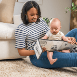 Tiny Love black and white soft book for babies - British product