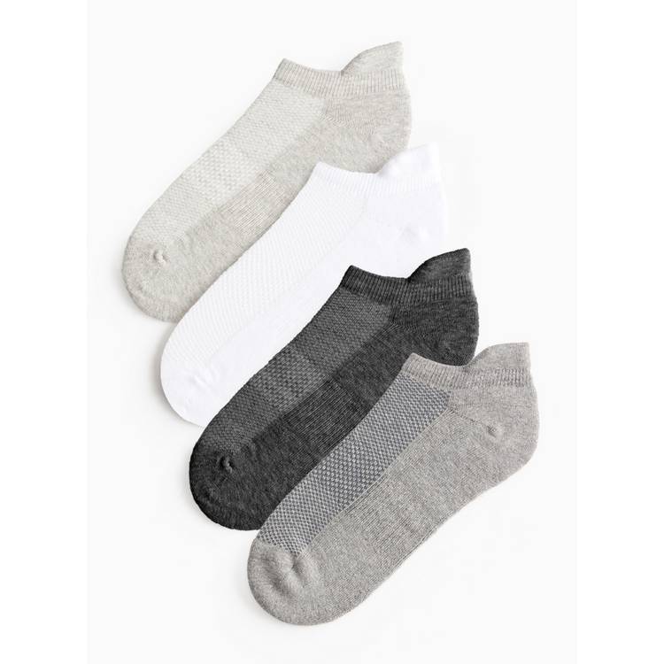 Trainer socks cushioned sole 4 pack size 6-8.5, UK version