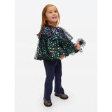 Star printed mesh cape and wand set - imported from the UK