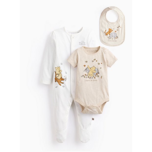 Winnie The Pooh baby starter set 9-12 months (British brand)
