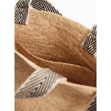 Raffia bucket shoulder bag one size, imported from the UK