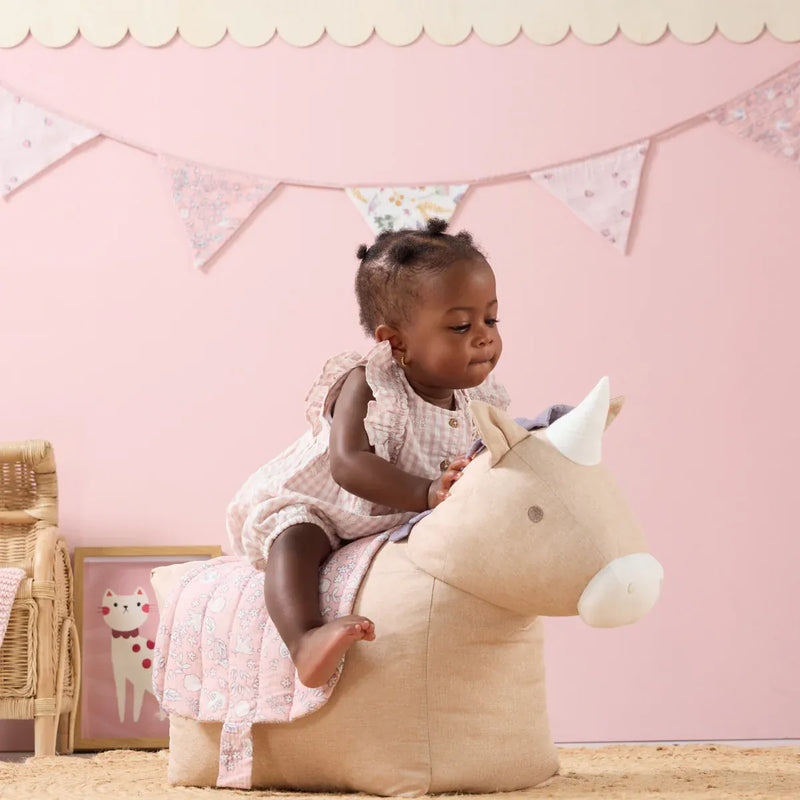 Tutti Bambini ride-on beanbag Uma Unicorn - British product