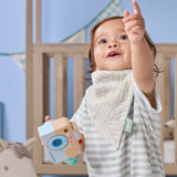 Tutti Bambini muslin bandana bibs 3 pack, imported from the UK
