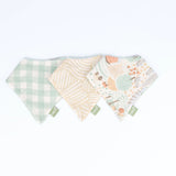 Tutti Bambini muslin bandana bibs 3 pack, imported from the UK
