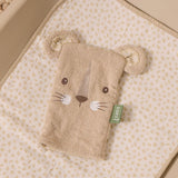 Tutti Bambini Luca Leopard wash mitt 23x15cm, UK version