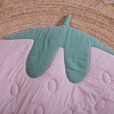 Tutti Bambini soft muslin padded playmat Strawberry - British product