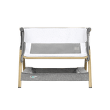 Tutti Bambini CoZee Mini Me play crib Oak and Charcoal - British product