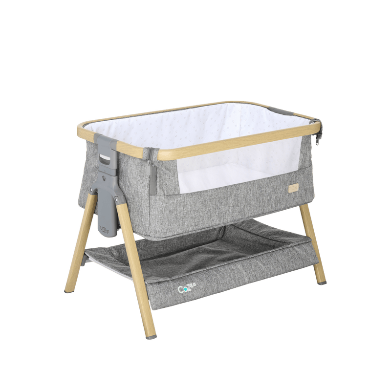 Tutti Bambini CoZee Mini Me play crib Oak and Charcoal - British product