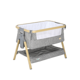 Tutti Bambini CoZee Mini Me play crib Oak and Charcoal - British product