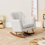 Tutti Bambini Jonah children's rocking chair boucle mushroom, UK version