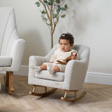 Tutti Bambini Jonah children's rocking chair boucle mushroom, UK version