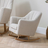 Tutti Bambini Jonah children's rocking chair boucle mushroom, UK version