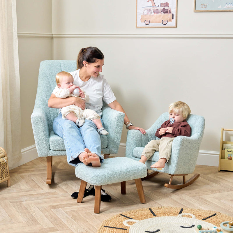 Tutti Bambini Jonah Mini Me kids rocking chair Ocean Stone - British product