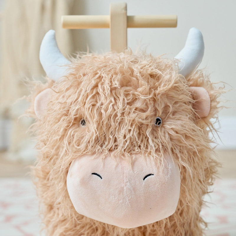 Tutti Bambini rocking toy Douglas the Highland Cow, imported from the UK